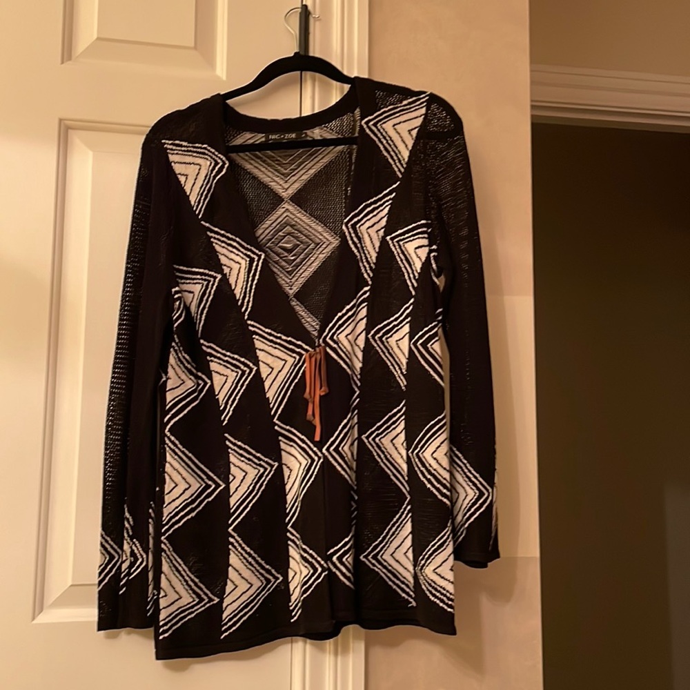 EUC Nic & Zoe Long cardigan large